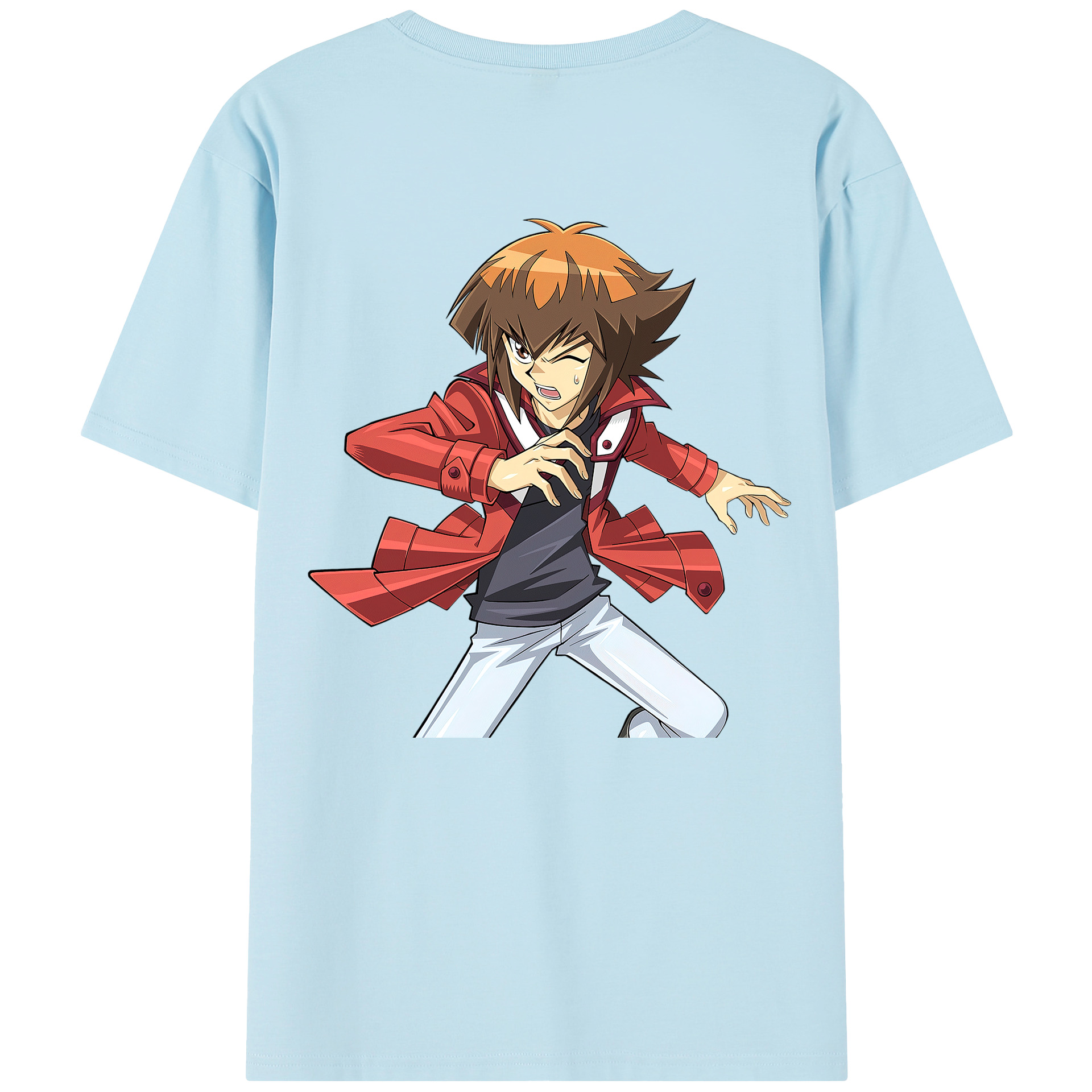 （画像用） 遊☆戯☆王 Yu-Gi-Oh! 綿100％半袖Tシャツ（背面プリント）